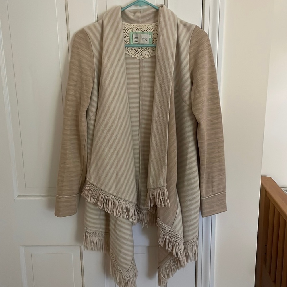 Saturday Sunday cozy fringed shawl